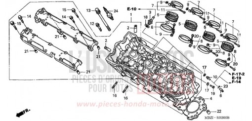 CULASSE CB600F6 de 2006